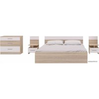 Комплект мебели для спальни Горизонт Леси (сонома/белый)