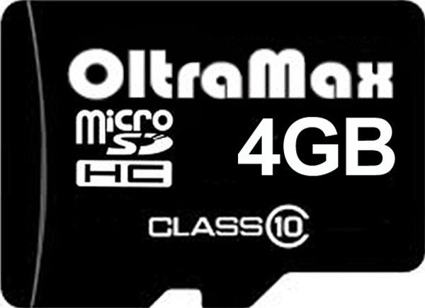 

Карта памяти OltraMax microSDHC Class 10 4GB