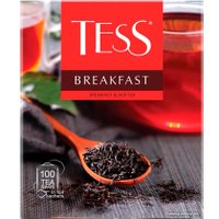Черный чай Tess Breakfast 100 шт