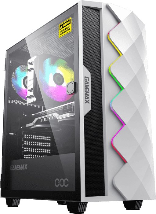 

Корпус GameMax Diamond COC WT (белый)