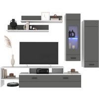 Горка Интерлиния Neo-7 с подсветкой (белый/серый)