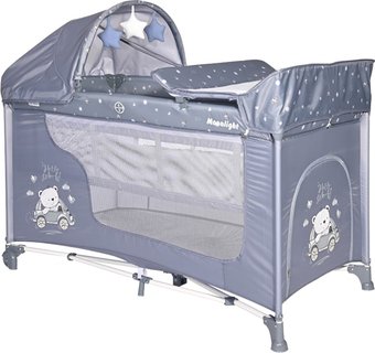 Манеж-кровать Lorelli Moonlight Rocker 2 (blue)