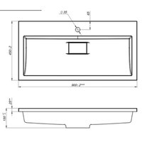 Умывальник Versalia Absolute 90