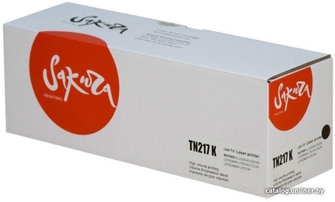 

Картридж Sakura Printing SATN217BK (Аналог Brother TN-217 Black)