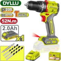 Ударная дрель-шуруповерт Dyllu DTCDP5282 (с 1-им АКБ)