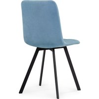 Стул Notta Чилли (черный/голубой)