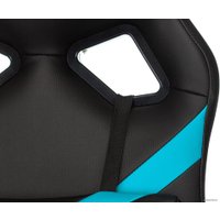 Игровое (геймерское) кресло Zombie Driver (черный/голубой)