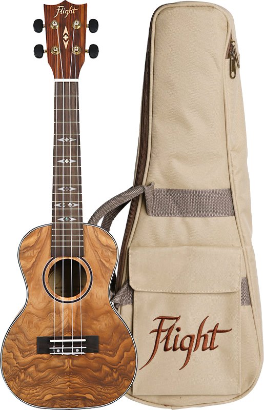 

Укулеле Flight DUC410 QA Quilted Ash