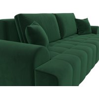 Диван Лига диванов Лига-080 131116 (велюр Seven 626 зеленый)