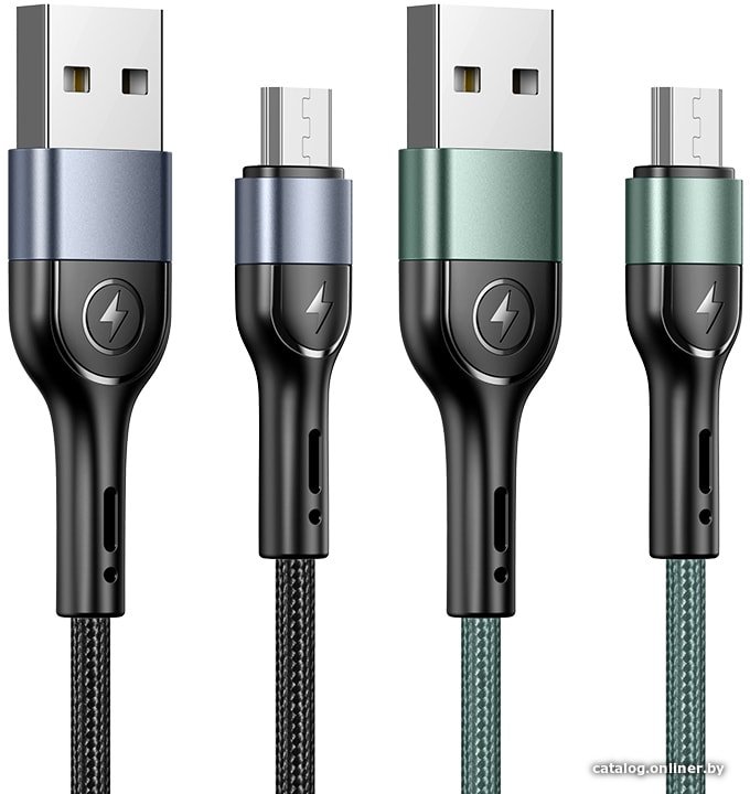Кабель Usams U55 MicroUSB US-SJ450 (черный)