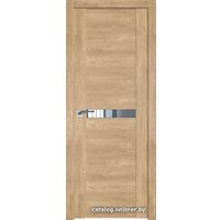 Межкомнатная дверь ProfilDoors 2.01XN L 60x200 (каштан натуральный, стекло зеркало)