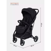 Коляска прогулочная «книга» Rant MOWbaby Smart 2023 MB101 (black)