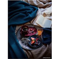 Покрывало Ikea Ворельд 230x250 803.818.64 (темно-синий)