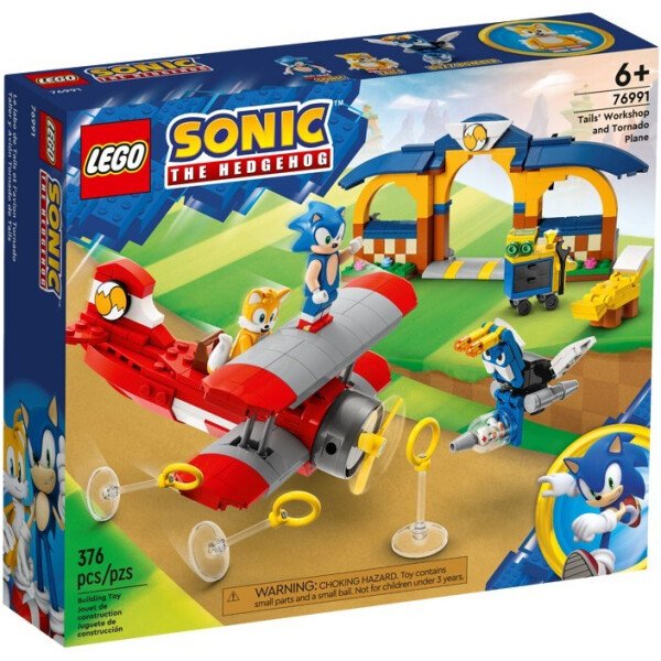 

Конструктор LEGO Sonic 76991 Мастерская Тейлза и Самолет Торнадо