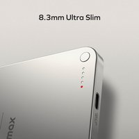 Внешний аккумулятор Momax Q.Mag X Magnetic IP116A 5000mAh (титановый)