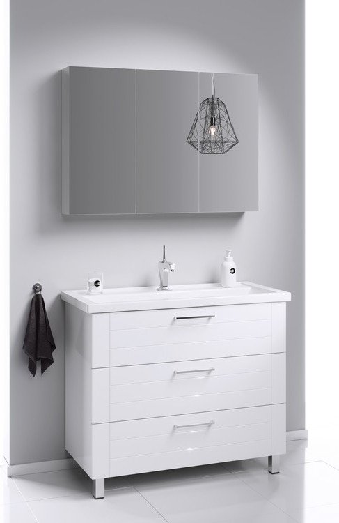 

Aqwella Тумба с умывальником Манчестер MAN01103 + Фостер 1000 4640021065204