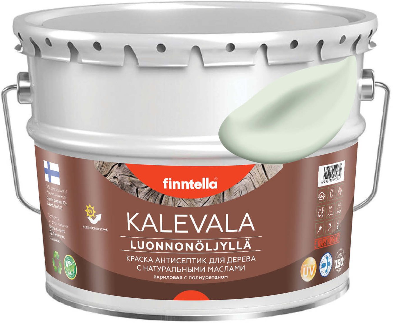 

Краска Finntella Kalevala Kalpea F-13-1-9-FL029 9 л (зеленый)