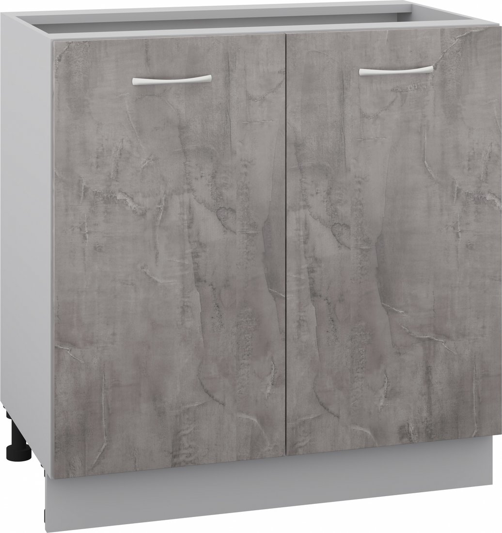 

Шкаф напольный Кортекс-мебель Корнелия Лира НШ80р без столешницы (оникс)