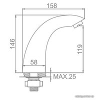 Смеситель Ledeme H55 L1055-14