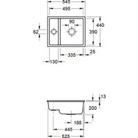 Кухонная мойка Villeroy & Boch Subway XU 675802TR