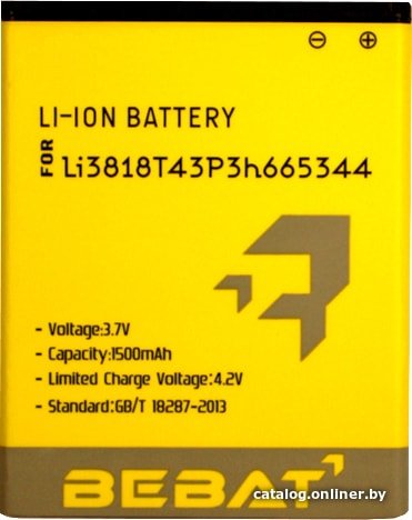 Аккумулятор для телефона Bebat LI3818T43P3H665344
