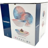 Набор обеденных тарелок Luminarc Brightwave V8576 (19пр)