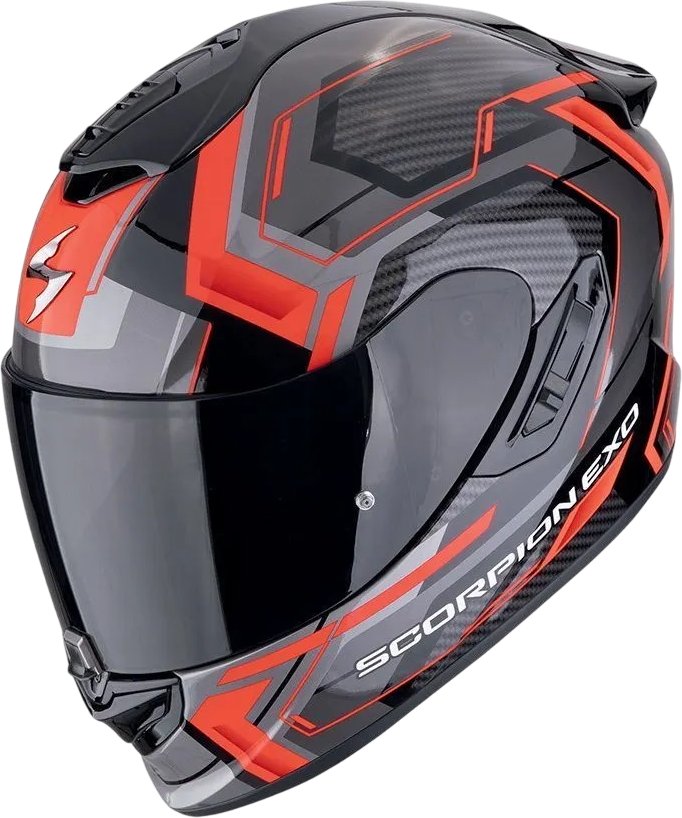 

Мотошлем Scorpion Exo EXO-1400 Evo II Linart (р. S, черный/красный/серый)