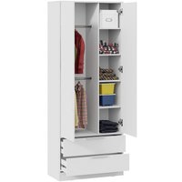 Шкаф распашной Трия Марли для одежды (белый)
