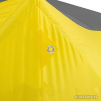 Палатка для зимней рыбалки Helios Куб Premium HS-WSCI-P-180YG (зимняя, утепленная)