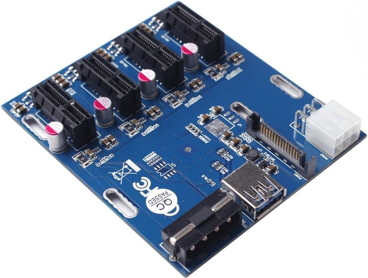 

Планка USBTOP PCI-E - 4x PCI-E