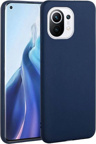 Чехол для телефона Case Matte для Xiaomi Mi 11 (темно-синий)
