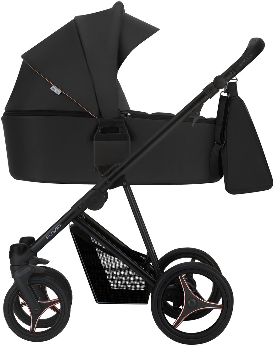 

Универсальная коляска BEBETTO Flavio Pro 2 в 1 черная рама (06)