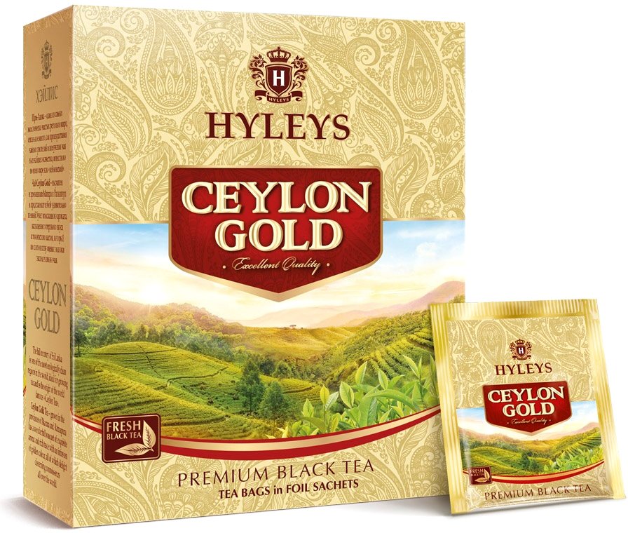 

Черный чай Hyleys Ceylon Gold 200 шт