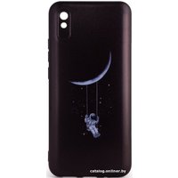 Чехол для телефона Case Print для Xiaomi Redmi 9A (астронавт на луне)