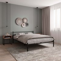 Кровать Князев Мебель Калабрия 1 КЛ1.140.200.Ч (черный муар)