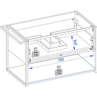  Lauter Тумба под умывальник Lea 80 + Alton 82 (серо-зеленый п/мат) в Солигорске