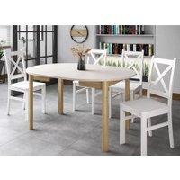 Кухонный стол Signal Dante 102-144/102 (кашемир/дуб кремона)