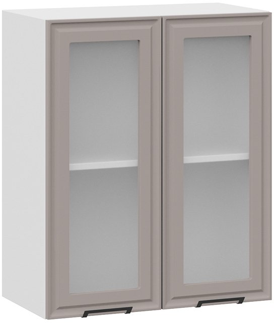 

Шкаф навесной Трия Белладжио 1В6С (белый/софт капучино)