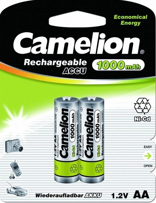 

Аккумулятор Camelion NC-AA1000BP2 2шт
