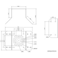 Крепление для камер видеонаблюдения Dahua DH-PFA151-B