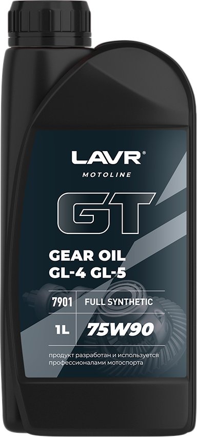 

Трансмиссионное масло Lavr Motoline GT Gear Oil 75W90 1л