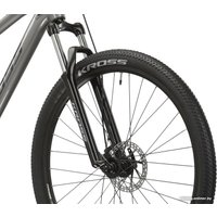 Велосипед Kross Hexagon 3.0 29 M/17" 2024 (серый/темно-синий глянцевый)