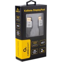 Кабель Cablexpert CCP-DP16K-2M DisplayPort - DisplayPort (2 м, серый)