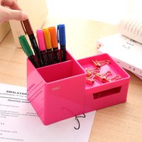 Органайзер настольный Deli Rio Z25140 (розовый)