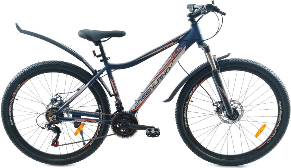 

Велосипед Greenland Artemida 27.5 р.16.5 2025 (синий/оранжевый)