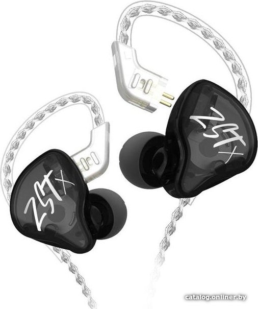 Наушники KZ Acoustics ZST X (без микрофона, черный)