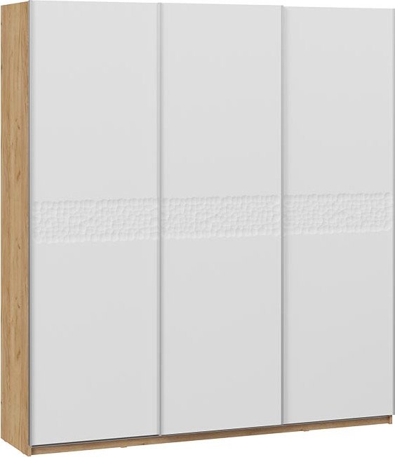 

Шкаф-купе Трия Оскар Скания Т2 2100 268743 (ручка серебро/дуб крафт золотой/белый снег/белый матовый)