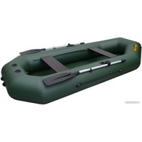Моторно-гребная лодка Муссон S-280 (зеленый)