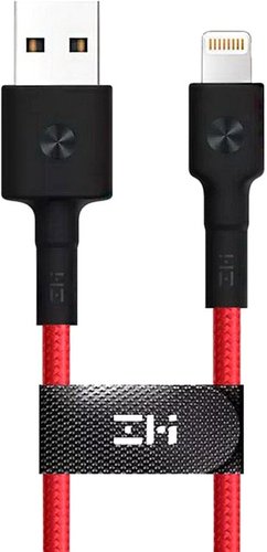 Кабель ZMI AL805 USB Type-A - Lightning (1 м, красный)
