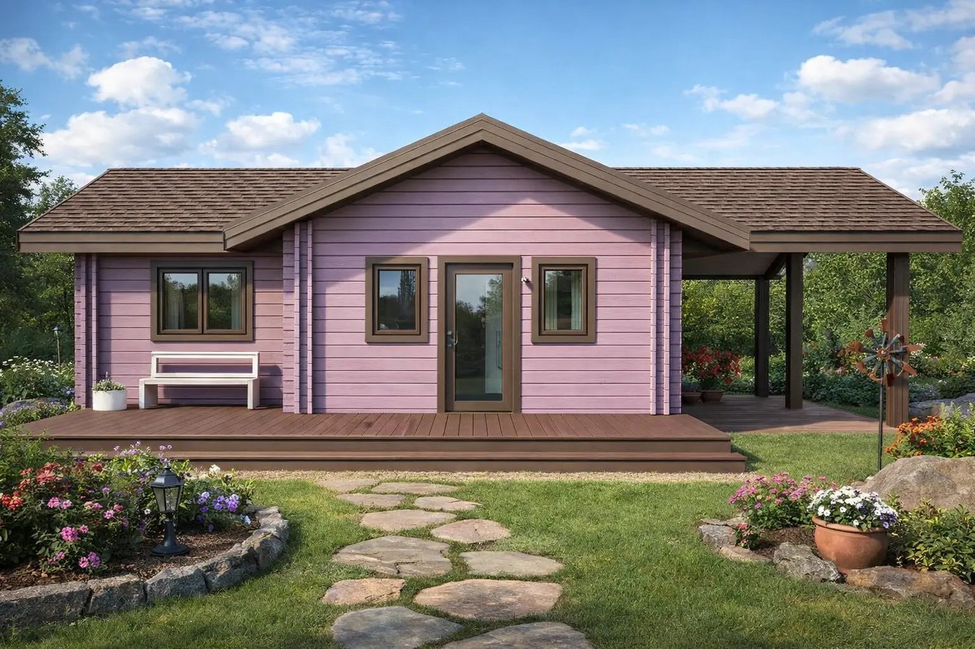 Дом Woods из бруса Langepas Mini